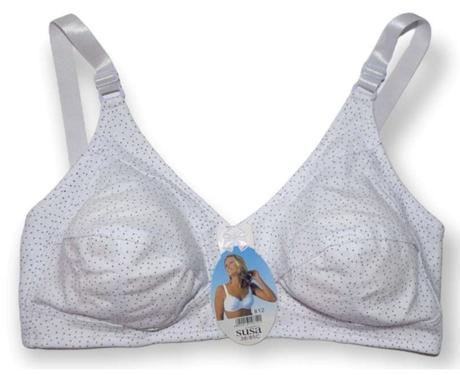 Bavlnená dámska podprsenka bez kostic, 80b - 120e