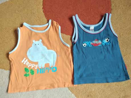 2 ks detské tričká, 98