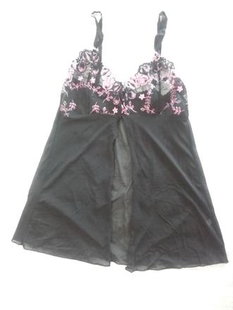 Priehľadná nočná košieľka, m