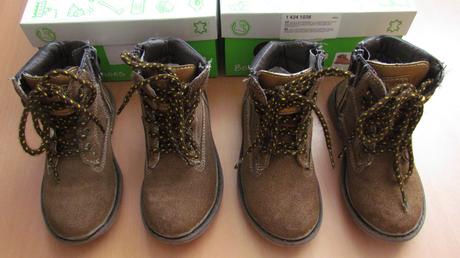 Zimné topánky pre dvojičky 25, 25