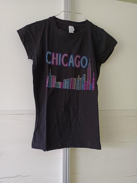 Tričko s nápisom chicago, s