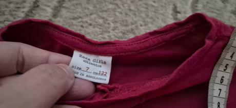 Červené tričko, zara,122