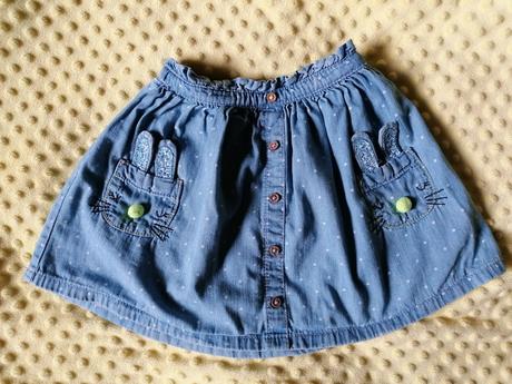 Riflová sukňa next, next,98