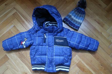 Zimná bundička, tommy hilfiger,86