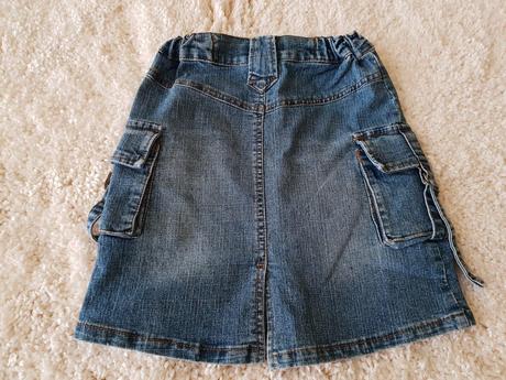 Riflová sukňa, 140