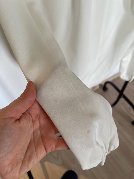 Biela blúzka s mašľou, s