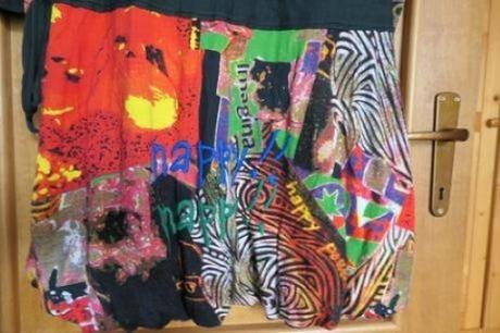 Desigual happy krasne svieze kvalitne saty l/xl, desigual,l