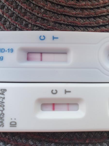 Čiarka na domácom Covid teste