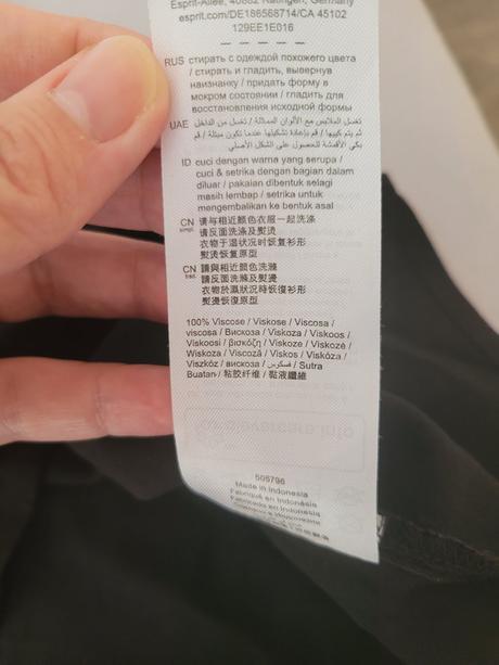 Ľahké čierne šaty, esprit,s