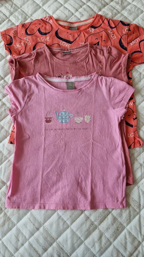 Tričká 3ks, pepco,116