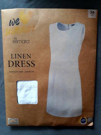 Plátené šaty, esmara,36