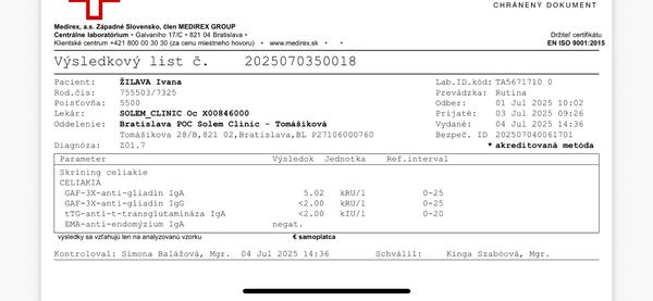 Čo znamenajú moje výsledky?