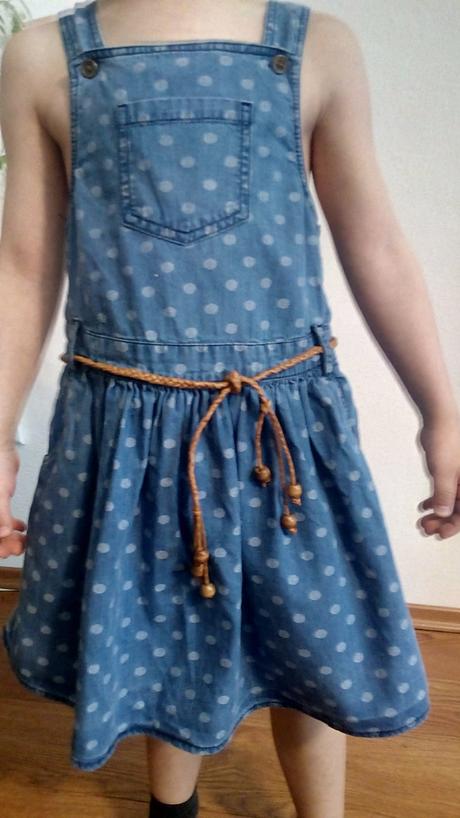 Dievčenske riflove šaty, 110