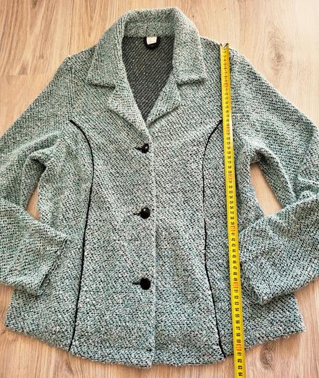 Štýlové dámske sako/kardigán s textúrou m/l, m