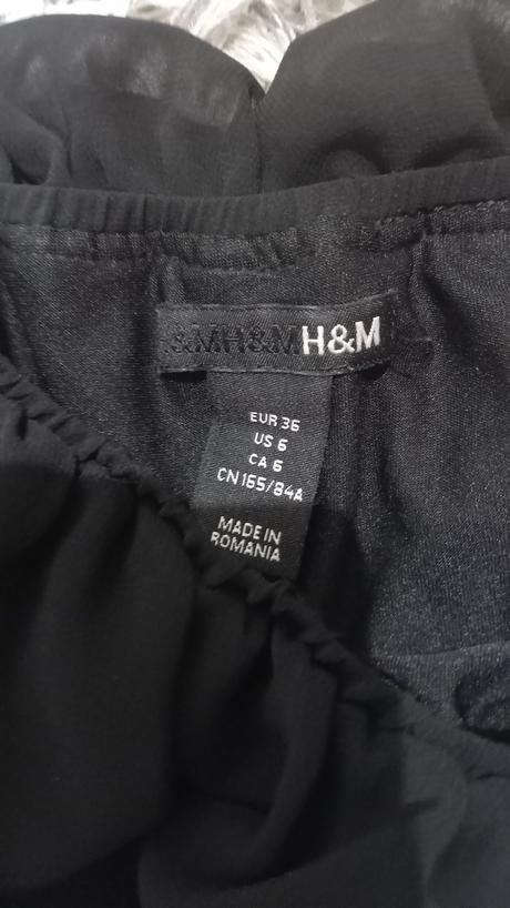 Krasna blúza nenosena, h&m,36