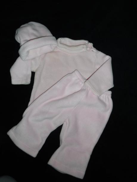 Fleecová súprava pre dievčatko, 68