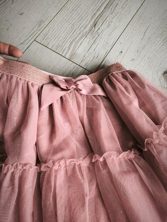 Trblietavá tylová sukňa hm, h&m,128