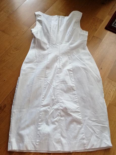 Biele šaty, orsay,40