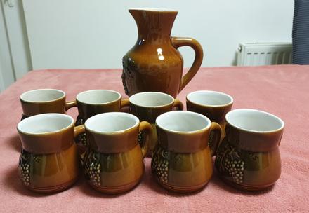 Keramická súprava vino veritas,