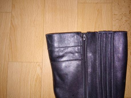 Cierne vysoke cizmy vel. 40 zateplene, 40