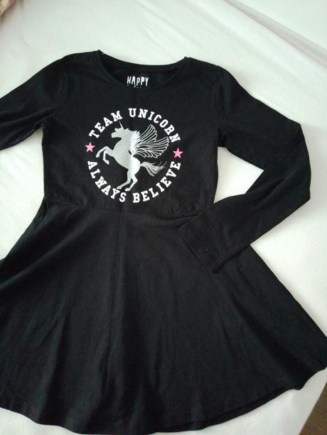 Šaty 140-146 koníkové, f&f,140