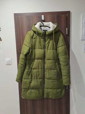 Olivová bunda m-xl, l