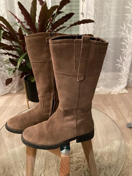 Čižmičky z brúsenej kože, geox,31