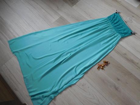 Dlhé šaty dámske  36/38v, pružné top top stav,, 36
