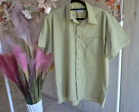 Bledozelená pánska košeľa-xxl, xxl