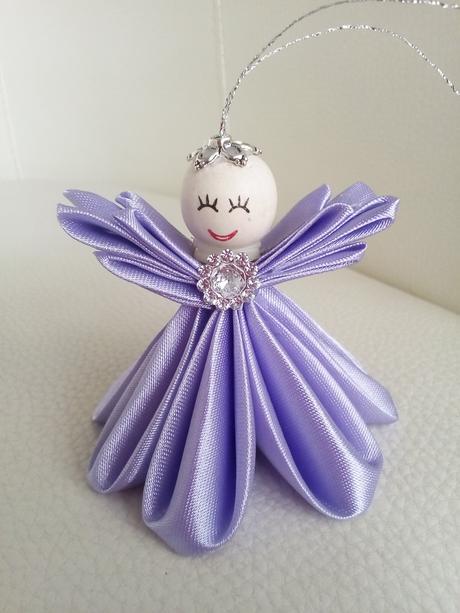 Vianočná dekorácia - anjeličkovia rôzne farby, 