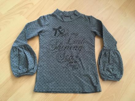 Sede tricko so sirokym rukavom, 92