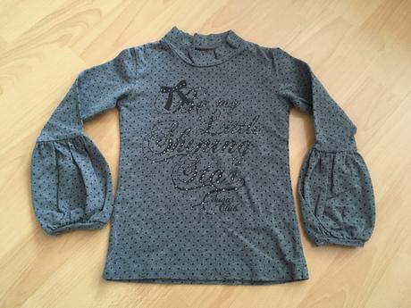 Sede tricko so sirokym rukavom, 92