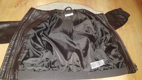 Koženková bunda 3-4 roky, marks & spencer,104