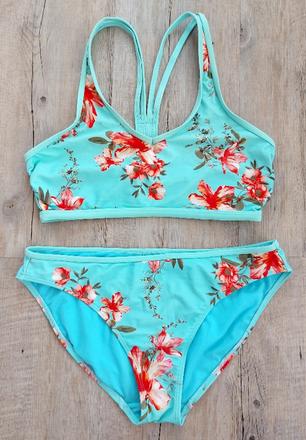 Bledomodré dámske bikiny, 40