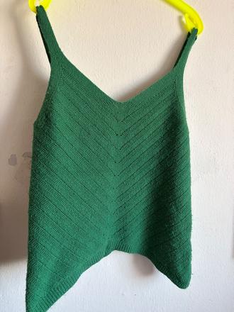 Prekrasny zeleny zelena top tielko m/l, m