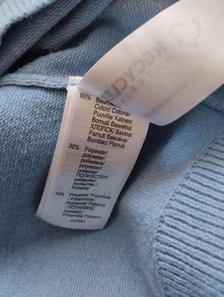 Modry svetrik 128/134, bonprix,128