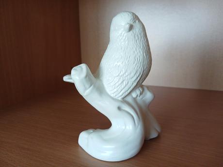 Keramický vtáčik na konári 14 cm,