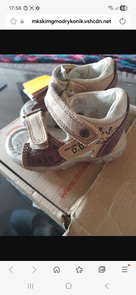 Nové d.d.steep sandále, d.d.step,20