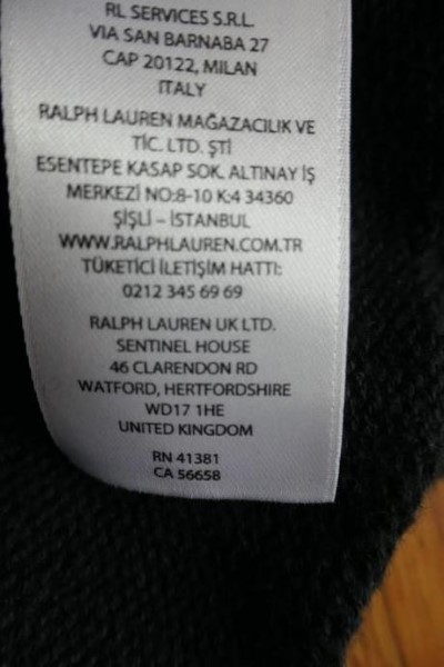Ralph lauren bear orig. svetrikove/upletove saty, ralph lauren,158