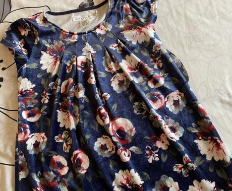 Šaty h&m l.o.g.g. s potlačou v. 122/128 - 7.-8. r., h&m,122