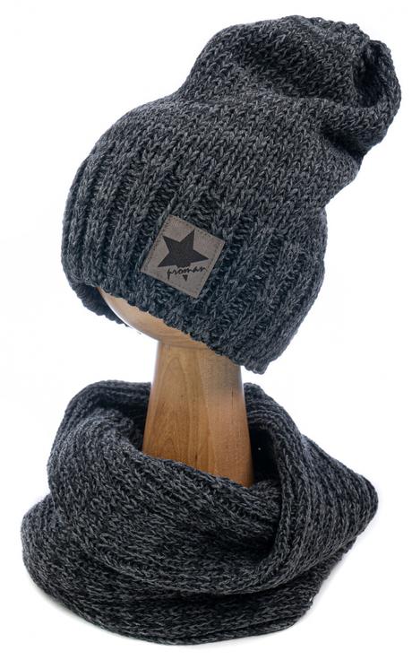 Chlapčenský set čiapka,nákrčník/mix farieb, 