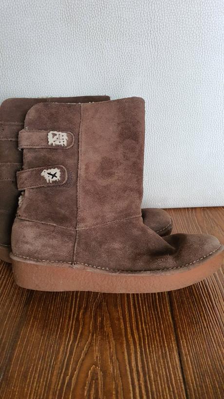 Čižmičky z brusenej kože, camper,33