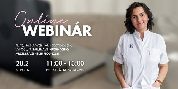 Online webinár - plodnosť muža a ženy