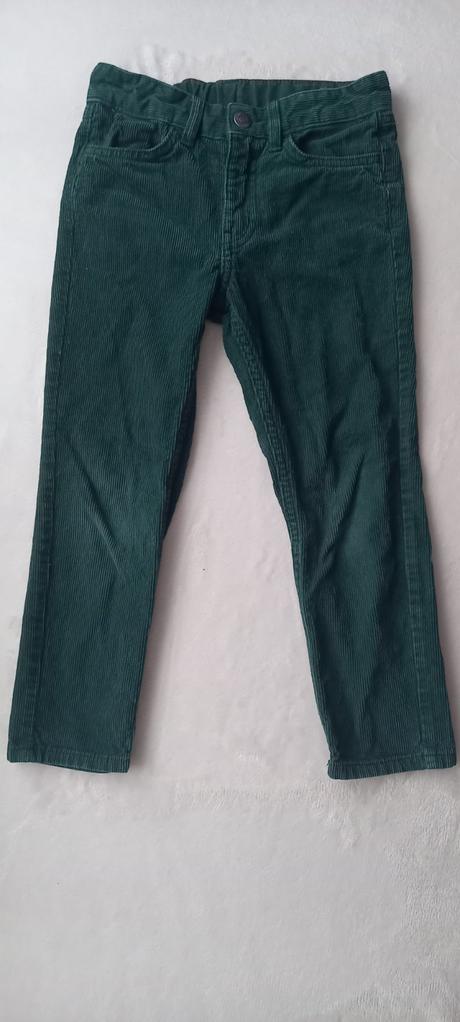 Menčestrové nohavice, h&m,116