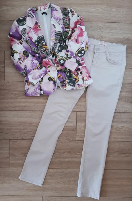 Bezove nohavice, camaieu,s