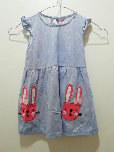 Bavlnené letné šaty so zajačikmi, primark,98