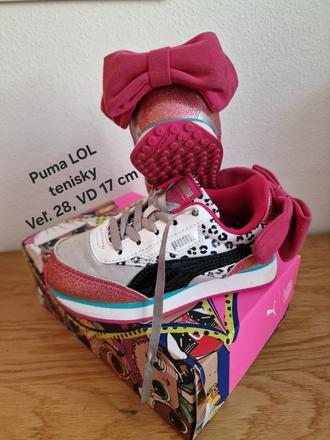 Dievčenské tenisky puma lol, veľ. 28, puma,28