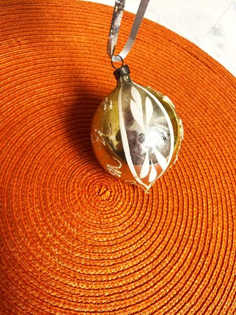 Stará vianočná ozdoba 2 ks, 