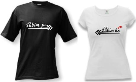 Tričká - ľúbim ho/ ľúbim ju, l / m / s / xl / xxl