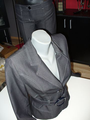 Nohavicový kostým vel.36, 36